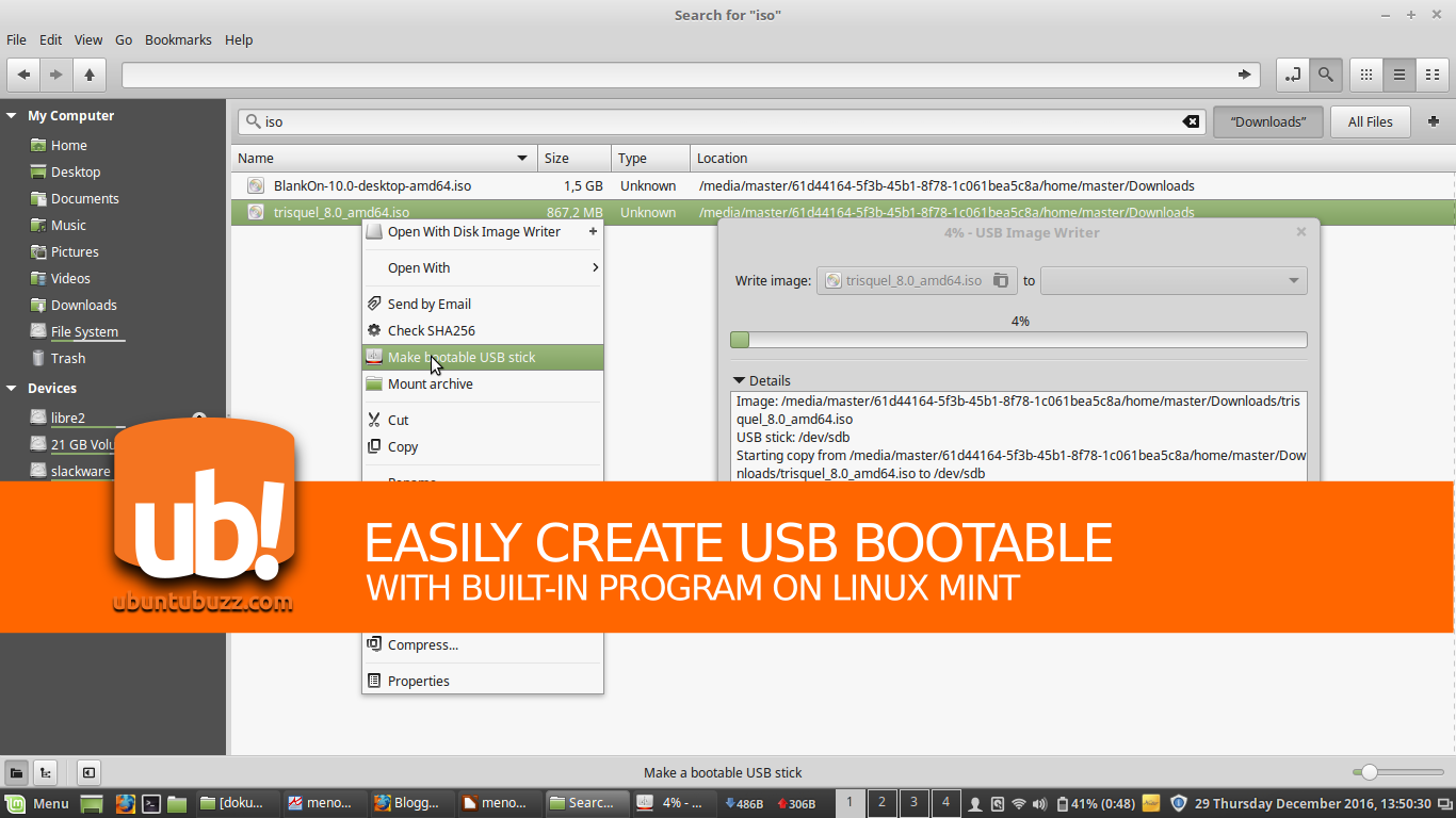 make bootable usb linux for mac