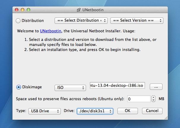 make bootable usb linux for mac